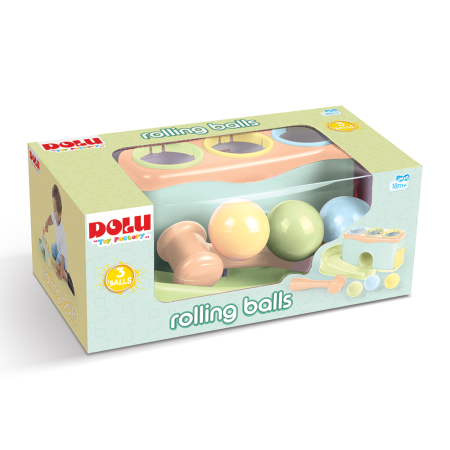 Jucarie dexteritate - Cursa bilutelor - Pastel [3]