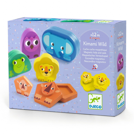 Jucarii Bebe - Jucarie educativa bebe Kimami Wild, Djeco