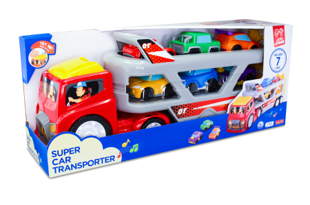 Jucarii Educative - Jucarie interactiva - Camion cu platforma auto