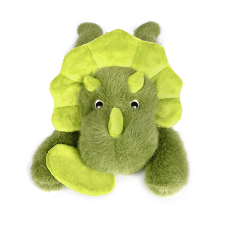 Jucarie din plus pentru relaxare si antistres - Dinozaur - magnetic, 30 cm, verde [3]
