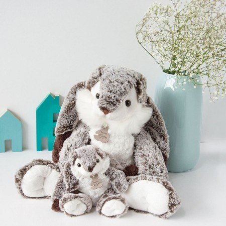 Jucarie moale din plus - Iepurasul Marius, 20 cm, gri [1]