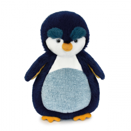 Cadouri copii Craciun - Jucarie moale din plus - Pinguin, 28 cm, albastru