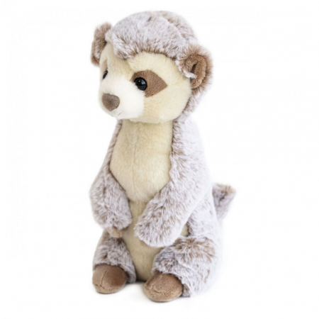 Jucării bebeluși - Jucarie moale din plus - Suricata, 25 cm, bej
