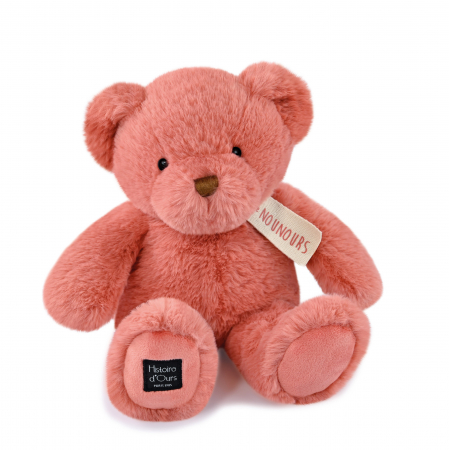 Cadouri copii Craciun - Jucarie moale din plus - Ursulet, 28 cm, roz