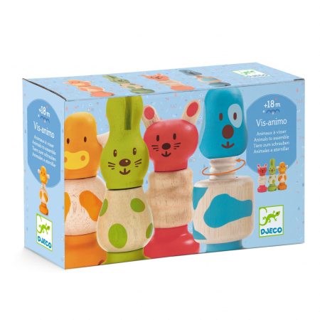 Jucarie motorica Animale cu surub Djeco [0]