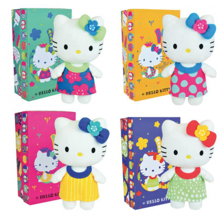 Jucarie Plus Jemini 20cm Hello Kitty Floricele Roz [5]