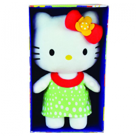 Jucarie Plus Jemini 20cm Hello Kitty - Rochita Verde [2]