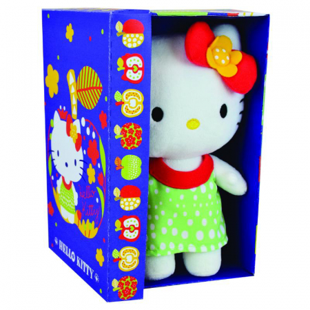 Jucarie Plus Jemini 20cm Hello Kitty - Rochita Verde [3]