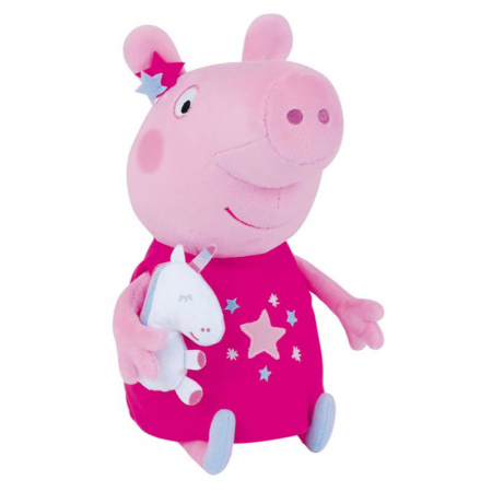 Jucarie Plus Jemini 30cm Peppa Pig Cu Mascota Unicorn [1]