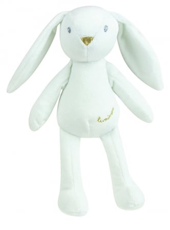 Jucarii de rol - Jucarie Plus Jemini Fosforescenta 21cm Iepure Luminou Alb