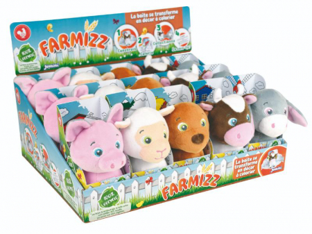 Jucarie Plus Jemini In Cutie Pentru Colorat 15cm Catelus [5]