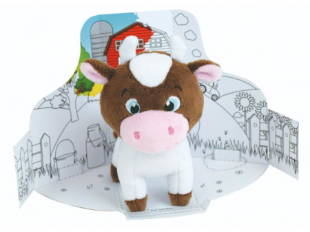 Jucarie Plus Jemini In Cutie Pentru Colorat 15cm Vacuta [3]