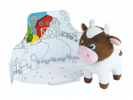 Jucarie Plus Jemini In Cutie Pentru Colorat 15cm Vacuta [4]