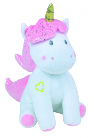 Jucarie Plus Muzicala Jemini Cu Lumini 24cm Unicorn [4]