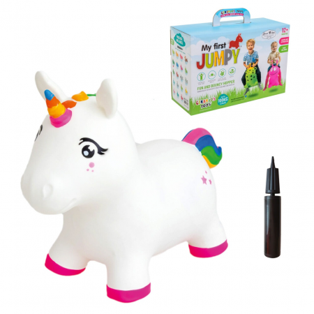 Jocuri educative - Jucarie saltareata gonflabila JUMPY - Unicorn