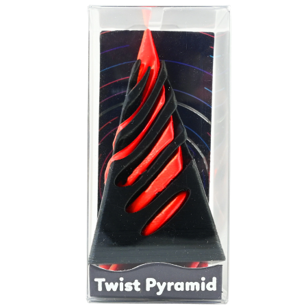 Jucarii Educative - Jucarie senzoriala Fidget Piramida spirala 3D, 8,5 cm, Robetoy