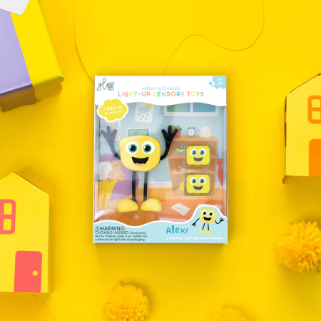 Jucarie senzoriala luminoasa Alex - Glo Pal, galben [1]