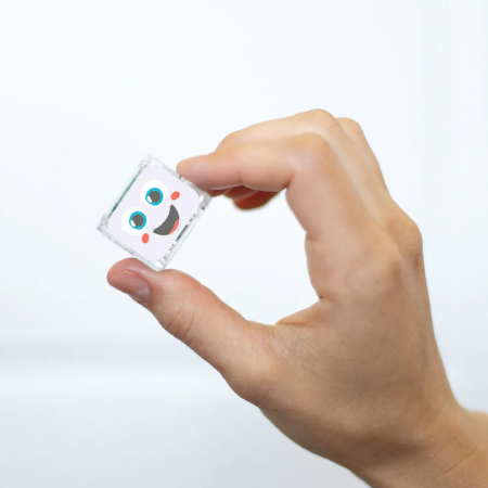 Jucarie senzoriala luminoasa Party - Glo Cube, multicolor [4]