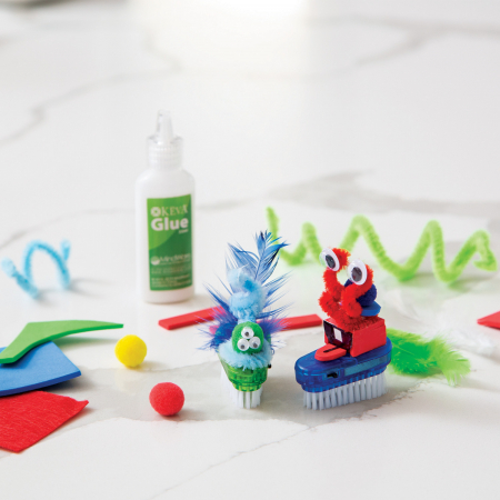 KEVA Maker Bot Maze, labirint cu piese de lemn și roboți motorizați [5]