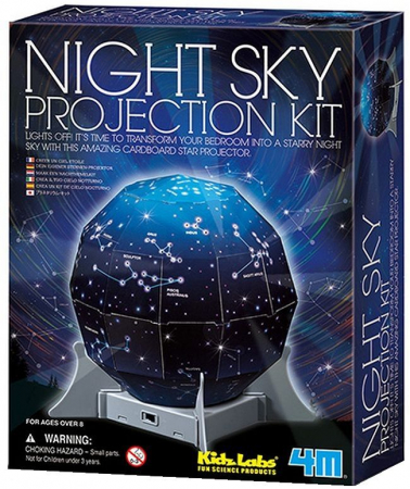 Jucării copii 7-8 ani - KidzLabs Kit de Proiectie a Cerului Nocturn