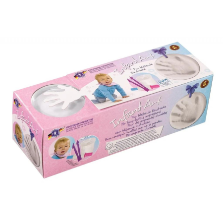 Jucarii Bebe - Kit amprenta bebelusi - ALB