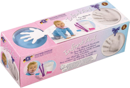 Jucarii Bebe - Kit amprenta bebelusi - ALBASTRU