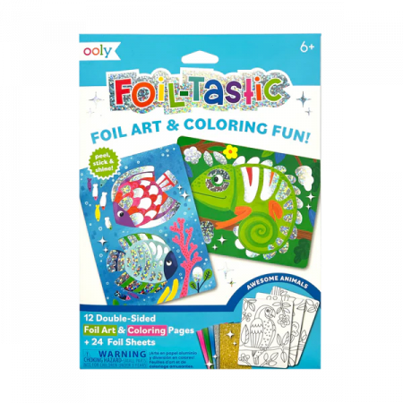 Back to school - Kit Arta cu folie Foil-tastic - Awesome Animals