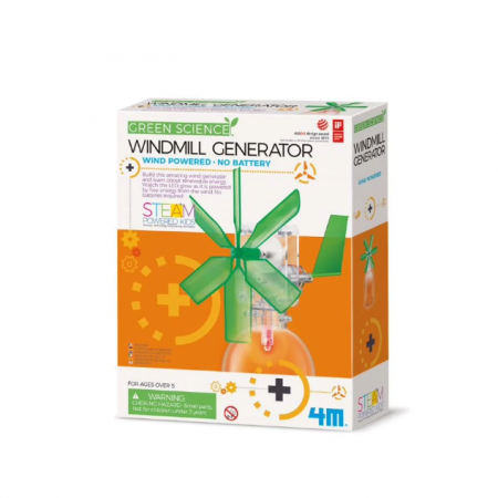 Stiinta si geografie - Kit constructie Generator eolian, Stiinta Verde - Green Science