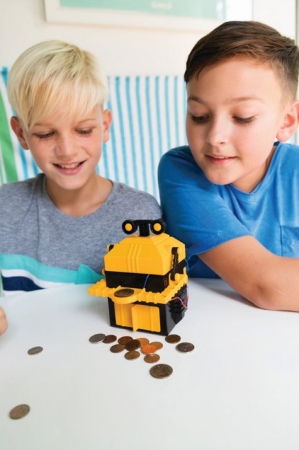 Kit constructie robot - Money Bank Robot, Kidz Robotix [4]