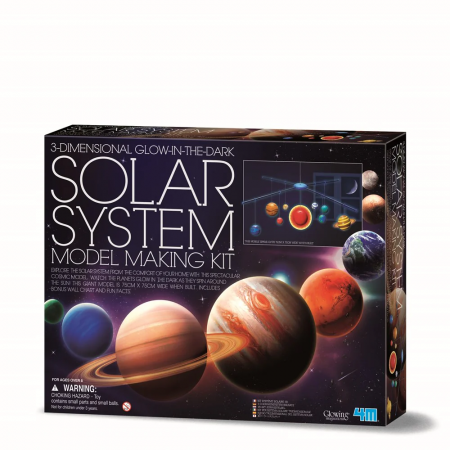 Cadouri Baieti - Kit Constructie Sistemul Solar 3D, straluceste in intuneric