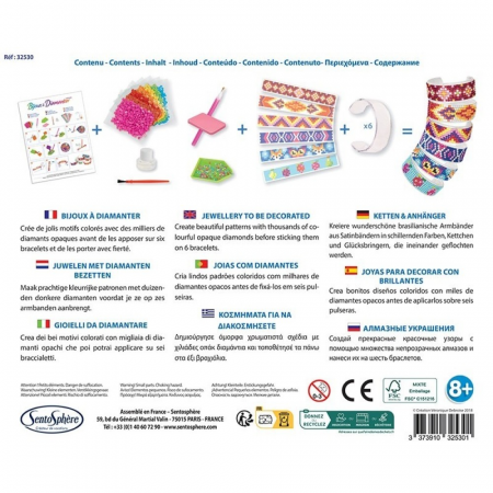 Kit creativ cu diamante/strasuri – 6 bratari [2]