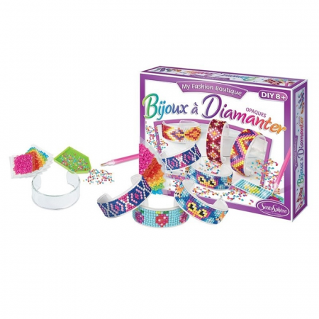 Kit creativ cu diamante/strasuri – 6 bratari [1]