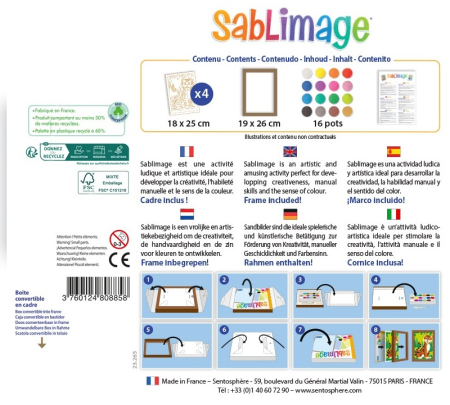 Kit creativ cu nisip colorat - Sablimage Animale de companie - Sentosphere [2]