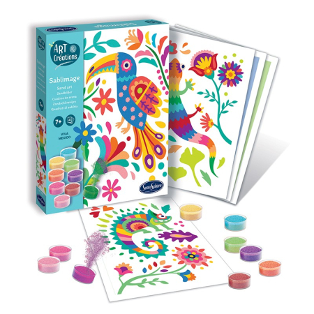 Kit creativ cu nisip colorat - Sablimage Viva Mexico - Sentosphere [2]