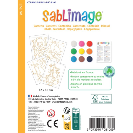 Kit creativ cu nisip - Mini Sablimage Prieteni - Sentosphere [2]