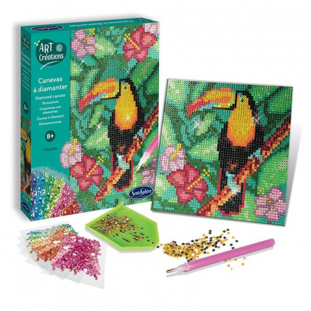 Kit creativ cu strasuri, Tucan [1]