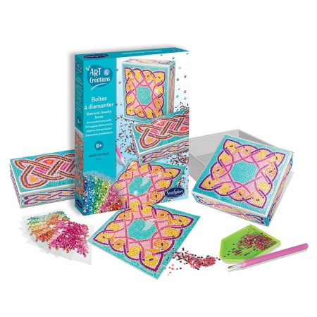 Kit creativ cutii cu diamante / strasuri - Motive Celtice - Sentosphere [1]