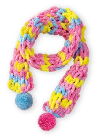Kit creativ de tricotat esarfe - pentru tine si prietena ta dragalasa [3]