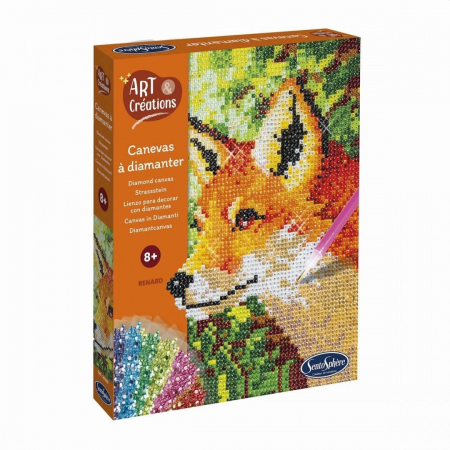 Jucarii creative - Kit Creativ Diamante Vulpe