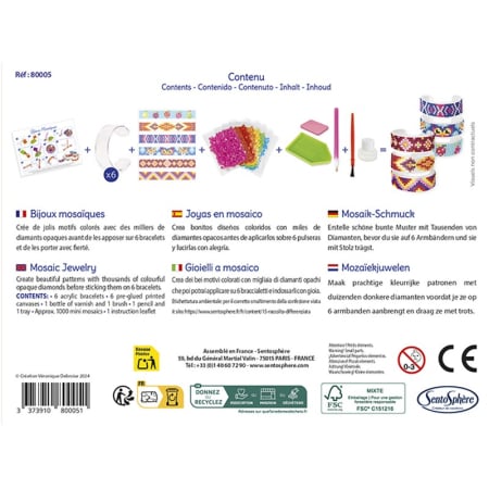 Kit creativ DIY - Bratari diamante mozaic - Sentosphere [2]