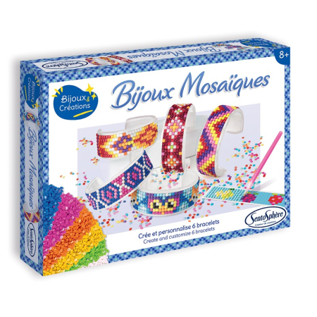 Jucarii creative - Kit creativ DIY - Bratari diamante mozaic - Sentosphere