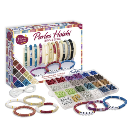 Kit creativ DIY - Bratari perle HEISHI fete si baieti - Sentosphere [1]