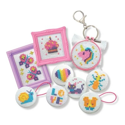 Kit creativ KidzMaker - Mini cusaturi în cruce [1]