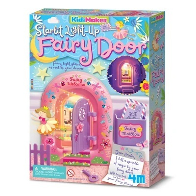 Noutati - Kit creativ KidzMaker - Poarta zanelor luminoasa cu stele