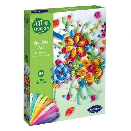Jucarii creative - Kit Creativ Quilling Flori
