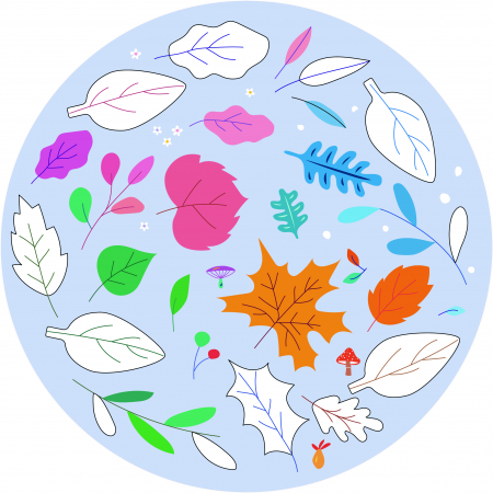 Kit de activitati cu creioane colorate - Distractie in 4 anotimpuri [12]