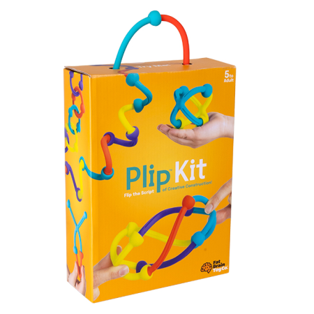 Cadouri Fete - Kit de construcție cu 46 de piese din silicon flexibil Plip Kit