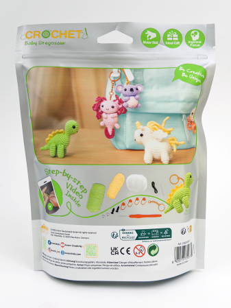 Kit de crosetat pentru copii - Baby Stegosaur [1]