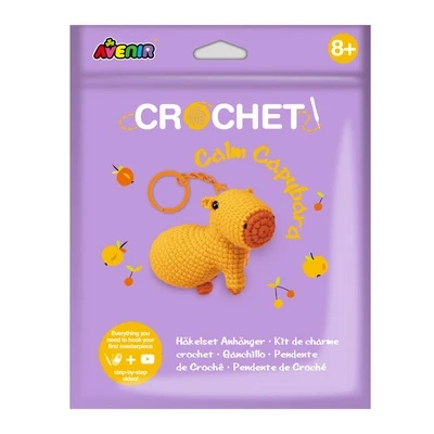 Jucarii creative - Kit de crosetat pentru copii - Capybara