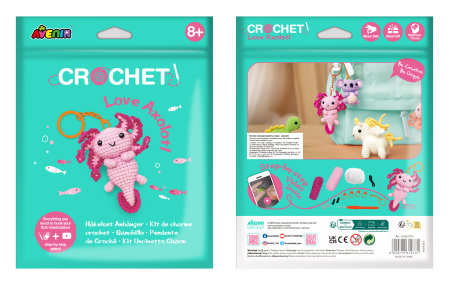 Kit de crosetat pentru copii - Love Axolotl [18]